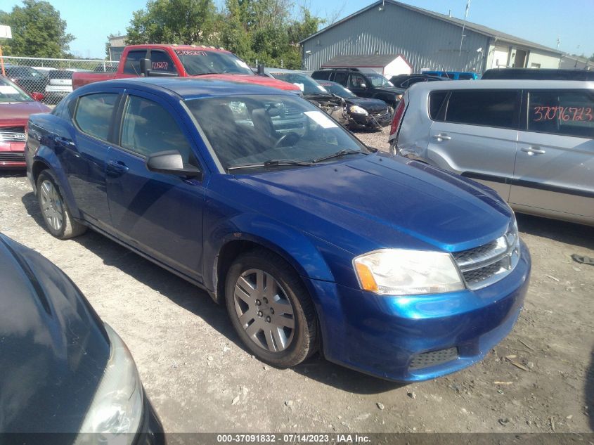 2013 DODGE AVENGER SE - 1C3CDZABXDN532407