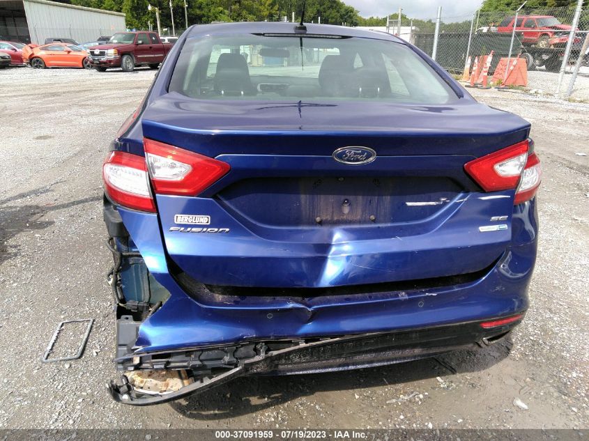 2016 FORD FUSION SE - 3FA6P0T99GR121836