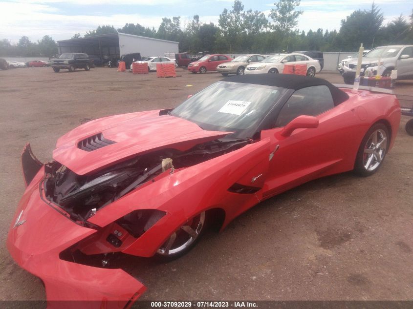 2014 CHEVROLET CORVETTE STINGRAY 3LT 1G1YF3D74E5122731