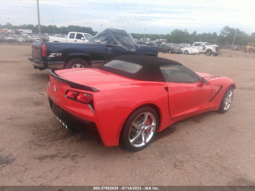 2014 CHEVROLET CORVETTE STINGRAY 3LT 1G1YF3D74E5122731