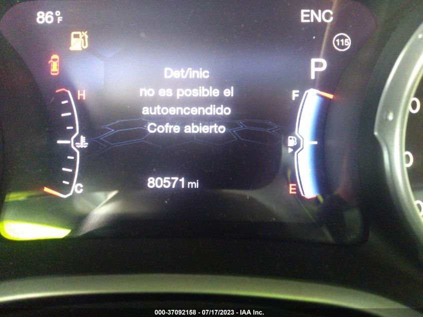 2017 JEEP NEW COMPASS LATITUDE 4X4 3C4NJDBB0HT642080