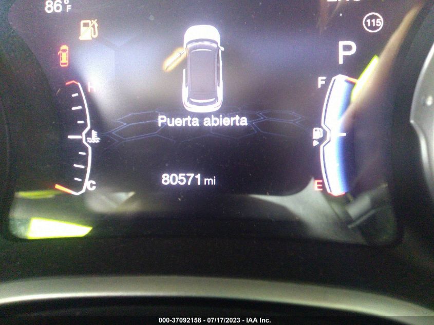 2017 JEEP NEW COMPASS LATITUDE 4X4 3C4NJDBB0HT642080