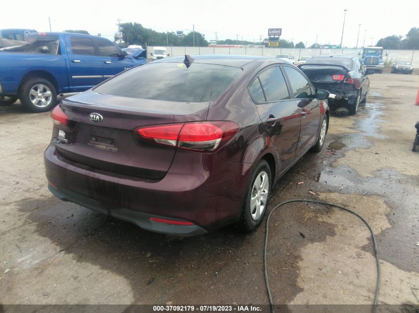 2017 KIA FORTE LX - 3KPFK4A70HE077414