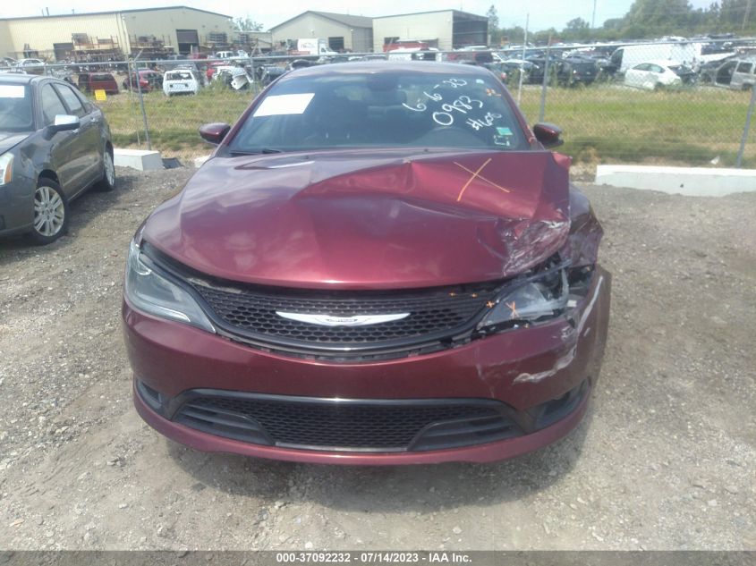 2015 CHRYSLER 200 S - 1C3CCCBB5FN750983