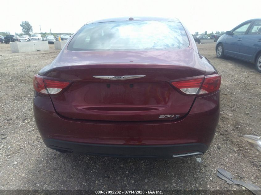 2015 CHRYSLER 200 S - 1C3CCCBB5FN750983
