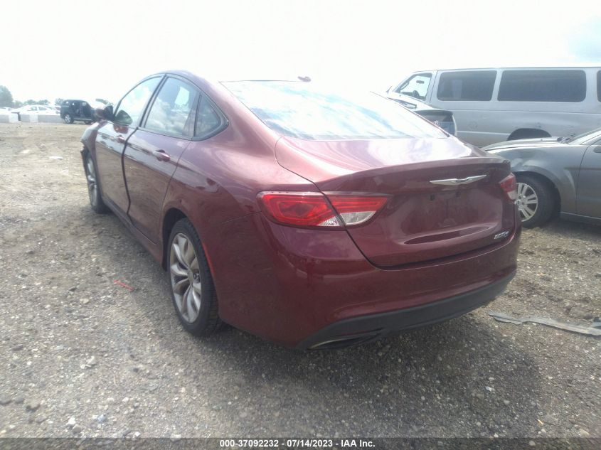 2015 CHRYSLER 200 S - 1C3CCCBB5FN750983