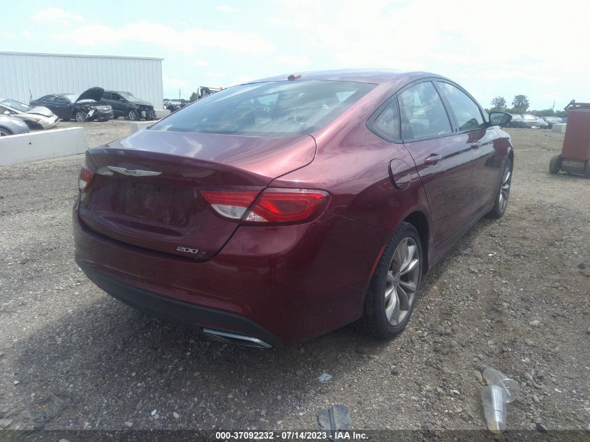2015 CHRYSLER 200 S - 1C3CCCBB5FN750983