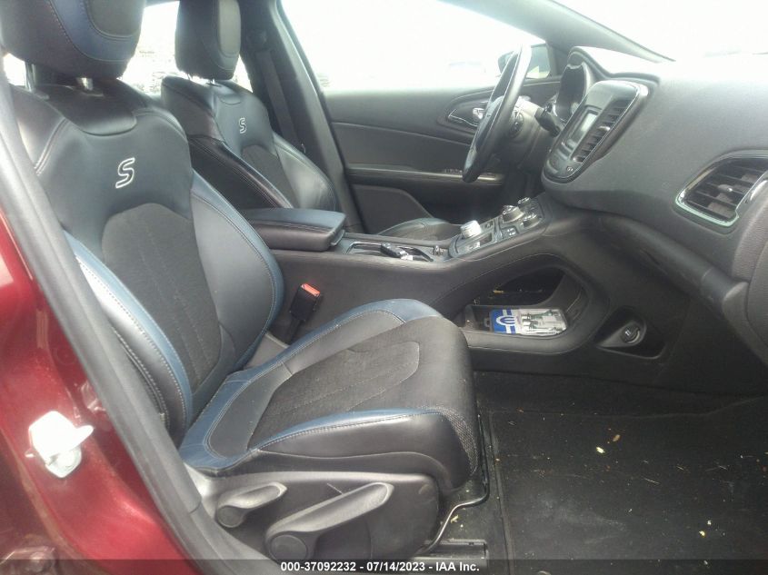 2015 CHRYSLER 200 S - 1C3CCCBB5FN750983