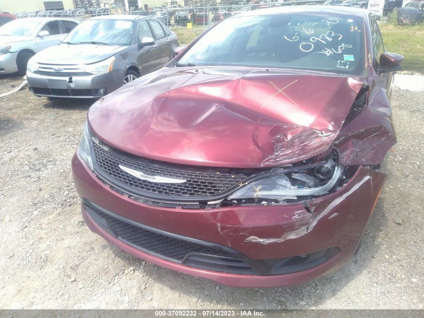 2015 CHRYSLER 200 S - 1C3CCCBB5FN750983