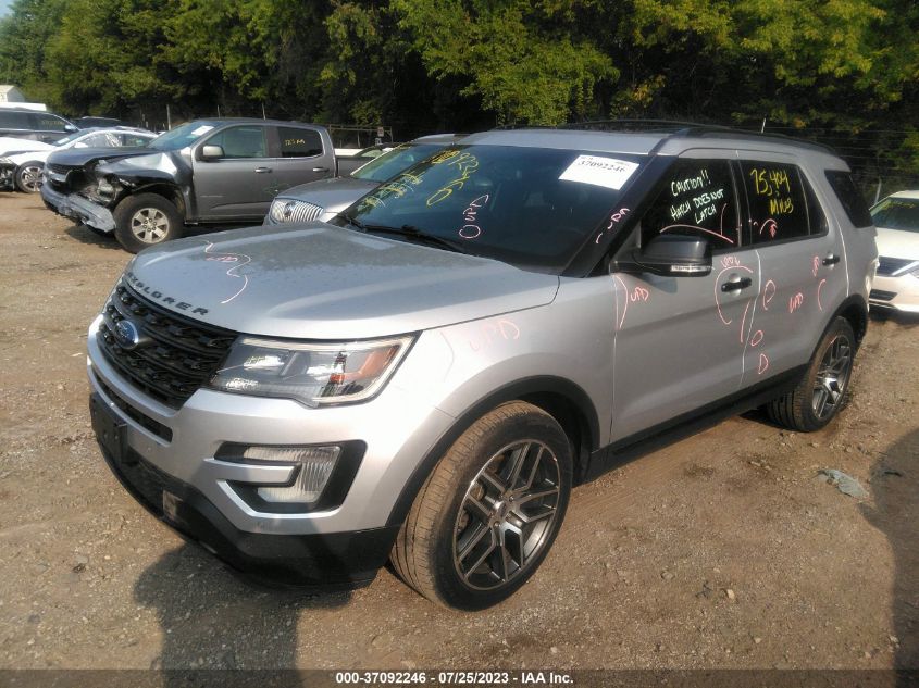 2017 FORD EXPLORER SPORT - 1FM5K8GT9HGA55527
