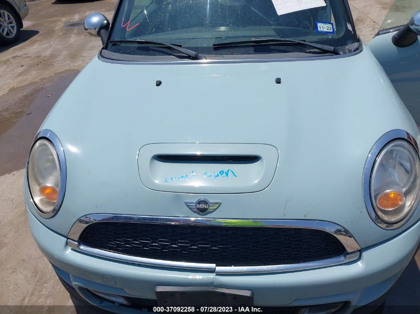 2014 MINI COOPER CONVERTIBLE S WMWZP3C57ET706249