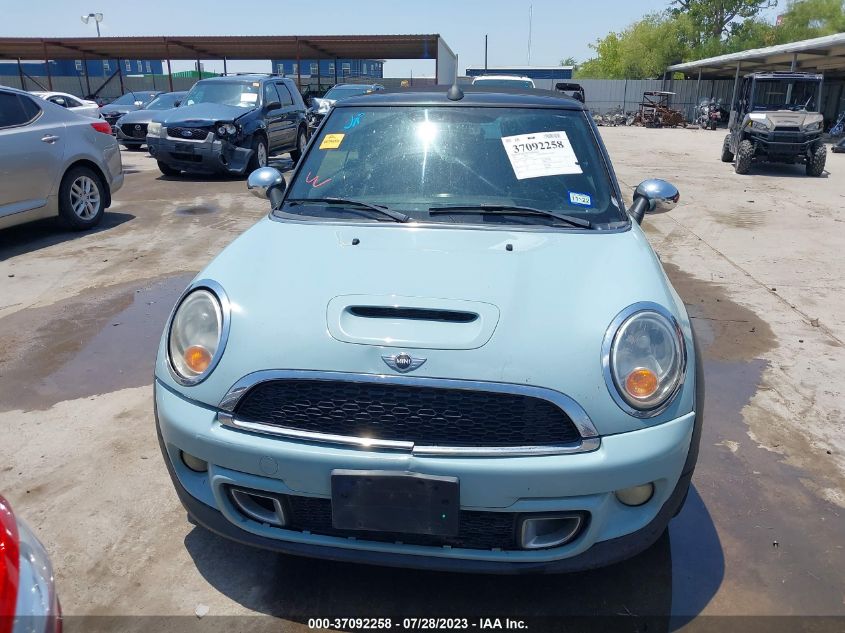 2014 MINI COOPER CONVERTIBLE S WMWZP3C57ET706249