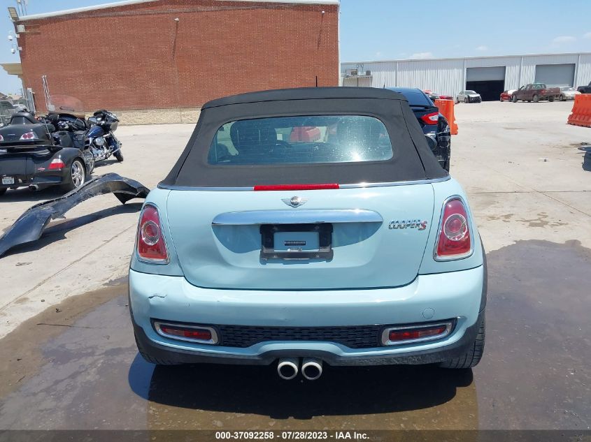 2014 MINI COOPER CONVERTIBLE S WMWZP3C57ET706249