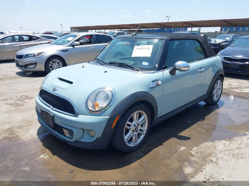 2014 MINI COOPER CONVERTIBLE S WMWZP3C57ET706249