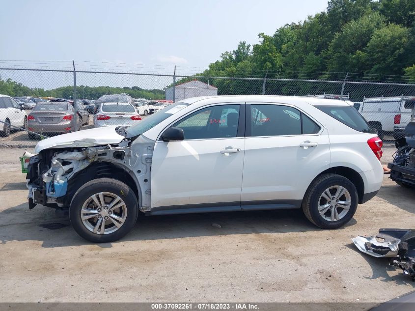 2016 CHEVROLET EQUINOX LS - 2GNALBEK0G1180040