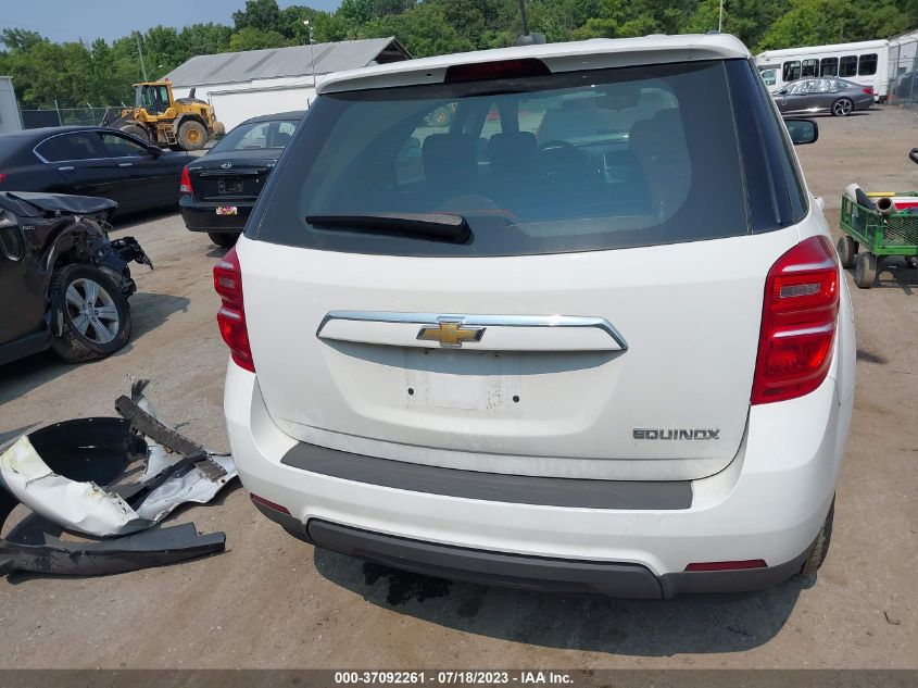 2016 CHEVROLET EQUINOX LS - 2GNALBEK0G1180040