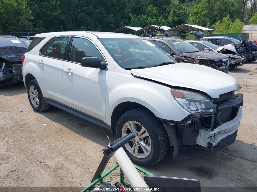 2016 CHEVROLET EQUINOX LS - 2GNALBEK0G1180040