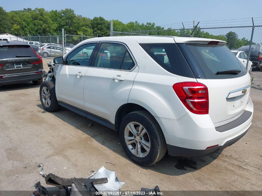 2016 CHEVROLET EQUINOX LS - 2GNALBEK0G1180040
