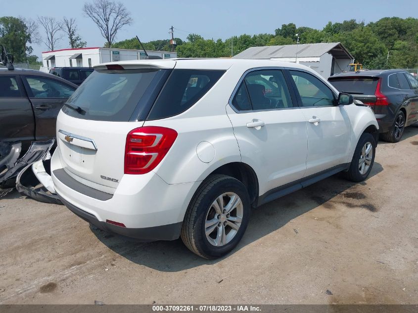 2016 CHEVROLET EQUINOX LS - 2GNALBEK0G1180040