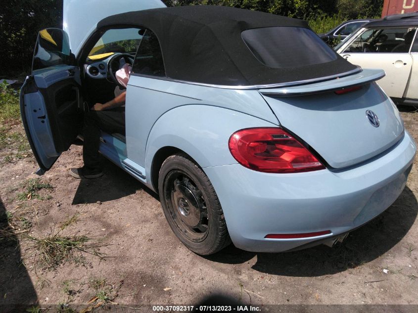 2013 VOLKSWAGEN BEETLE CONVERTIBLE 2.5L 3VW5X7AT2DM819188