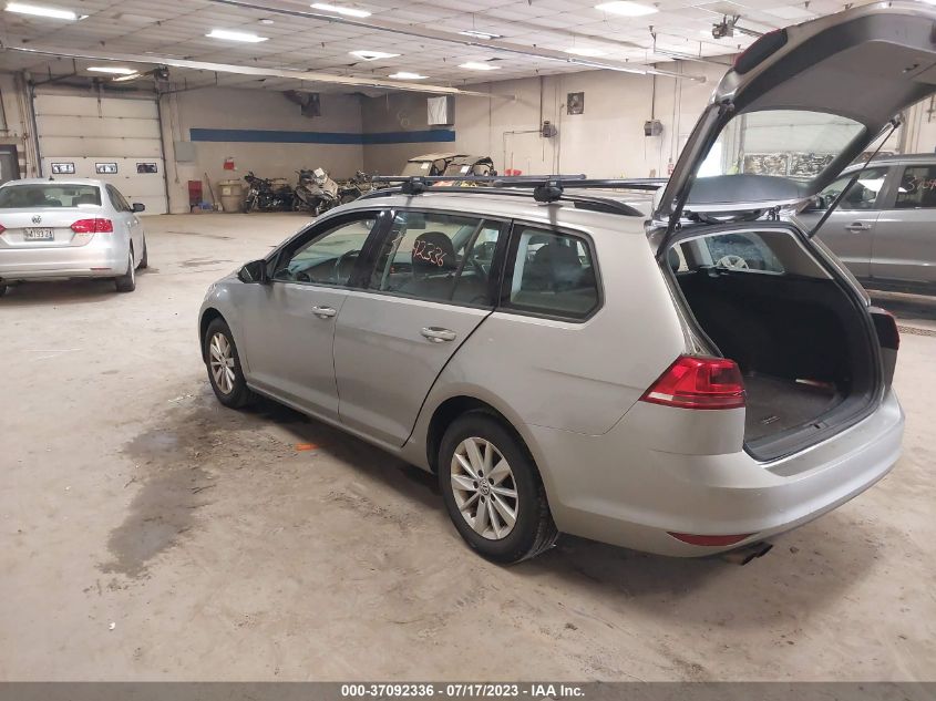 2015 VOLKSWAGEN GOLF SPORTWAGEN TSI S 3VWC17AU8FM501659