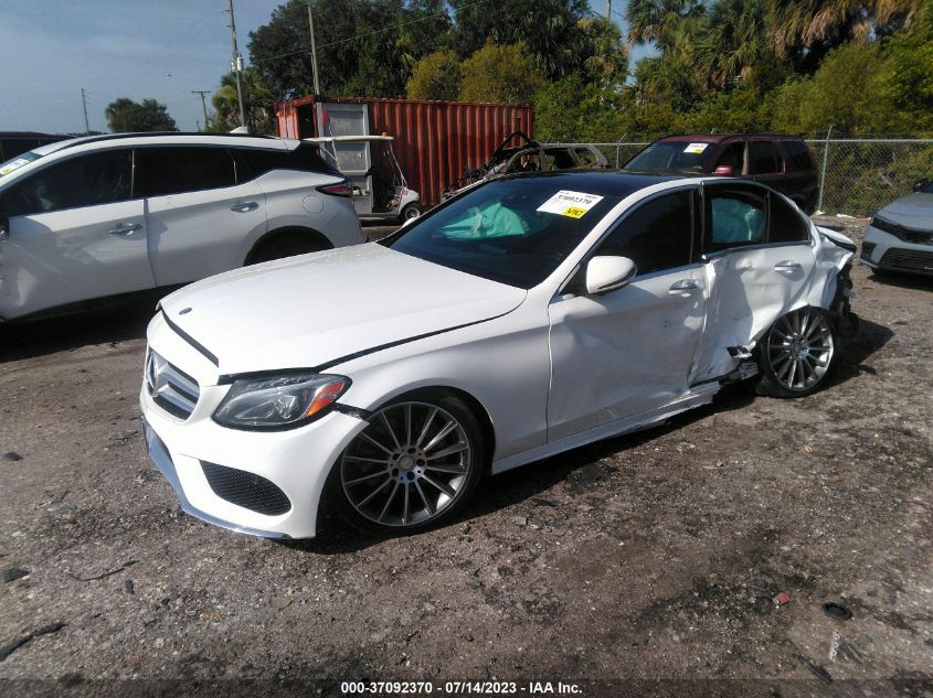 55SWF4JB8GU160217 2016 MERCEDES-BENZ C-CLASS - Image 2