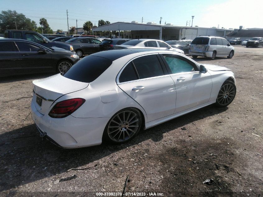 55SWF4JB8GU160217 2016 MERCEDES-BENZ C-CLASS, photo no. 4