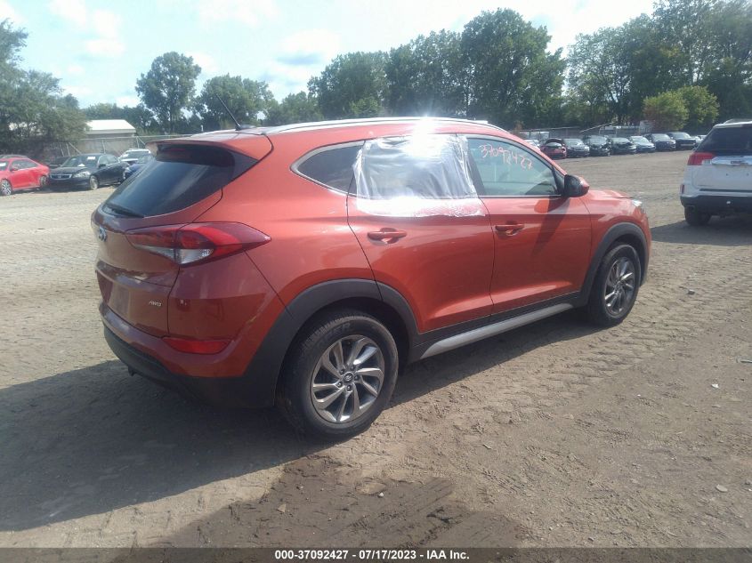 2017 HYUNDAI TUCSON LIMITED/SPORT AND ECO/SE - KM8J3CA45HU391824