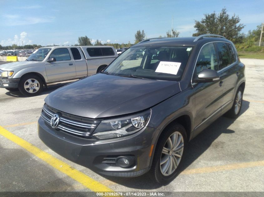 2013 VOLKSWAGEN TIGUAN SE - WVGAV3AX5DW596871