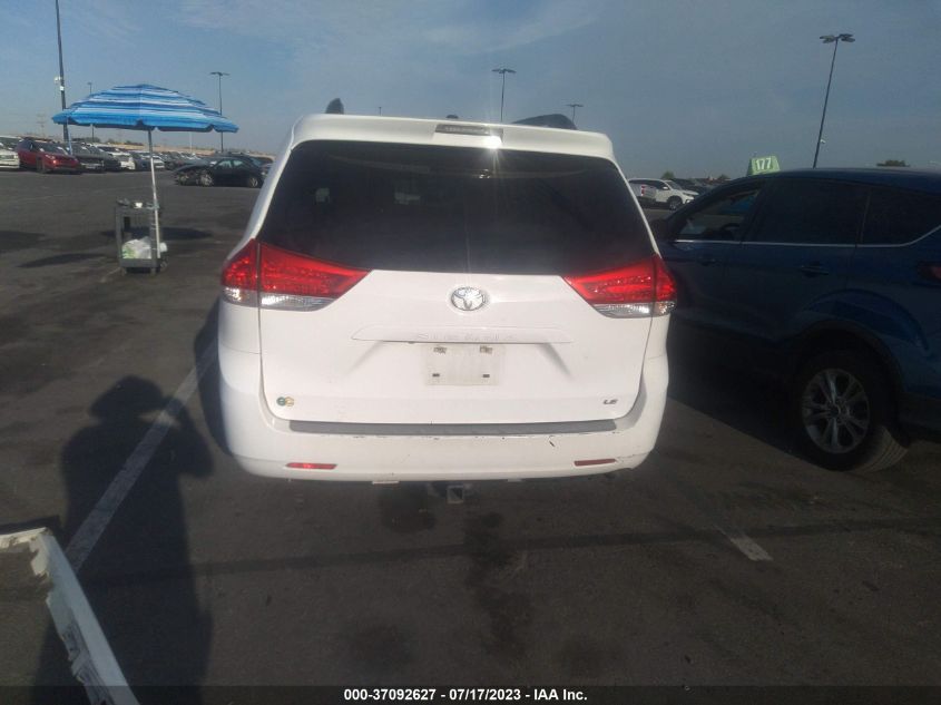 2014 TOYOTA SIENNA LE - 5TDKK3DC0ES499928
