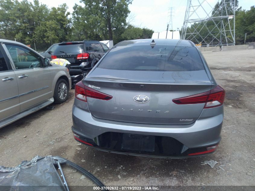 2019 HYUNDAI ELANTRA LIMITED - 5NPD84LF2KH451342