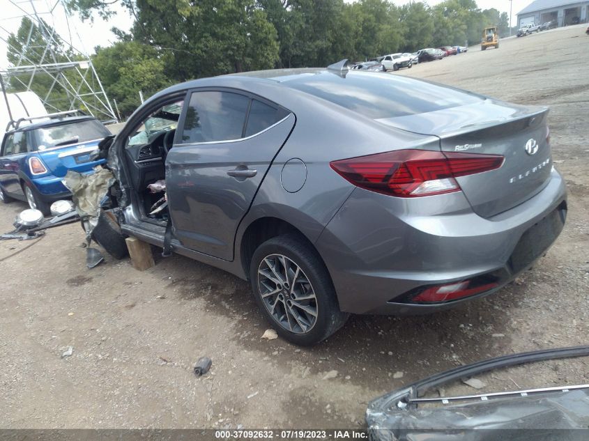 2019 HYUNDAI ELANTRA LIMITED - 5NPD84LF2KH451342