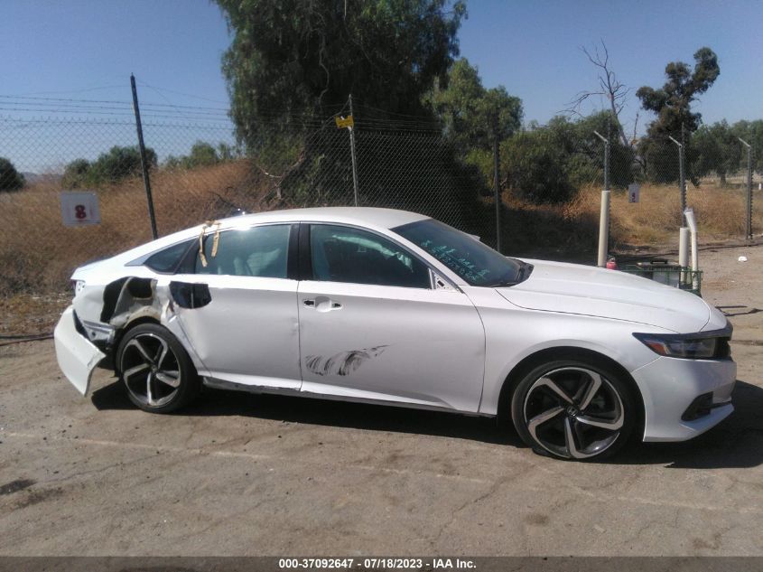 2022 HONDA ACCORD SEDAN SPORT - 1HGCV1F36NA078338