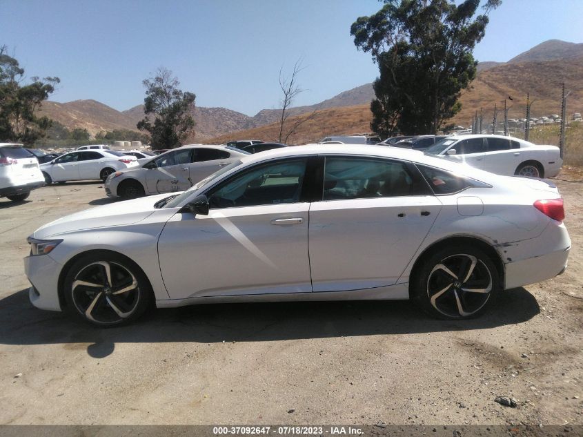 2022 HONDA ACCORD SEDAN SPORT - 1HGCV1F36NA078338
