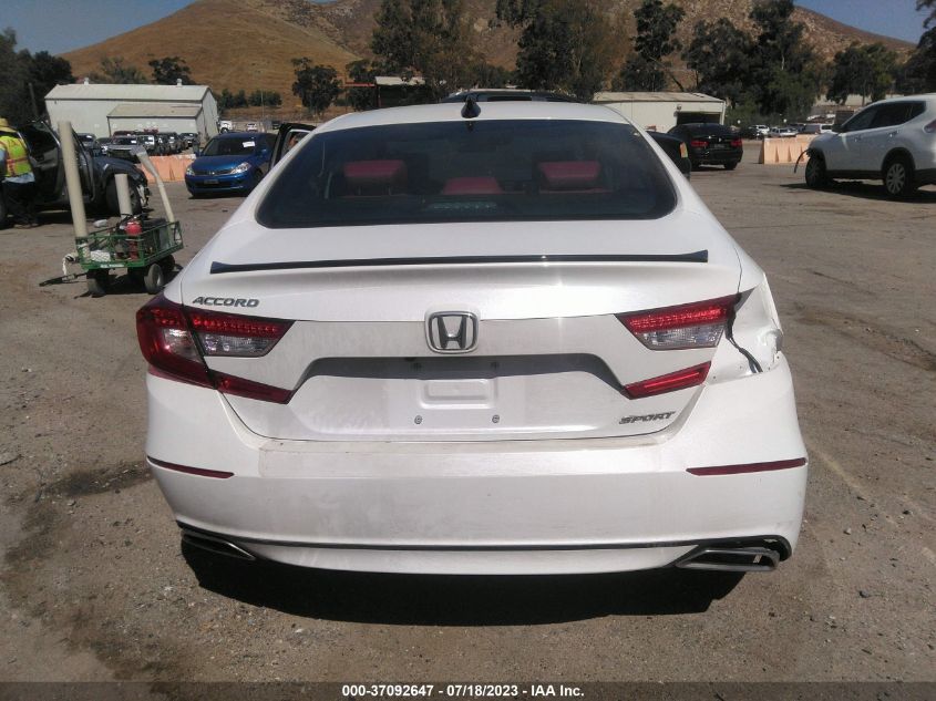 2022 HONDA ACCORD SEDAN SPORT - 1HGCV1F36NA078338