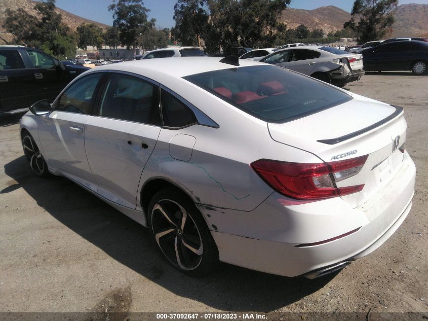 2022 HONDA ACCORD SEDAN SPORT - 1HGCV1F36NA078338