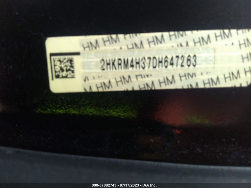 2013 HONDA CR-V LX - 2HKRM4H37DH647263