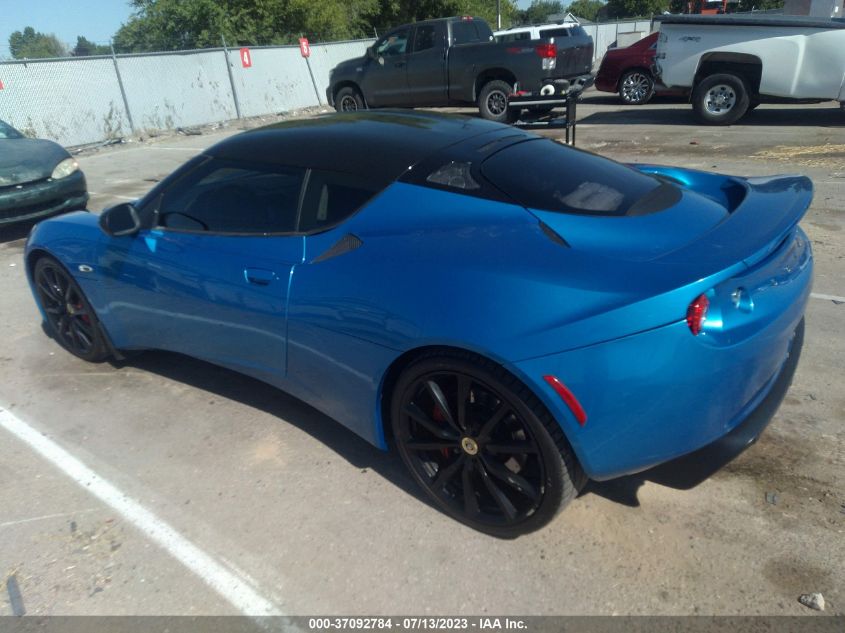 2013 LOTUS EVORA S 2+2 SCCLMDSU0DHA10111