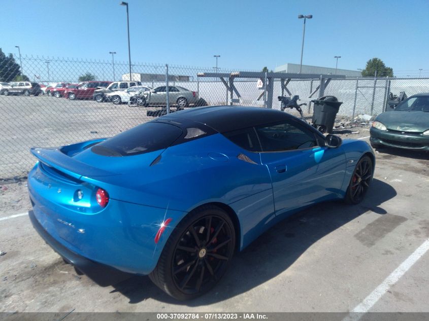 2013 LOTUS EVORA S 2+2 SCCLMDSU0DHA10111