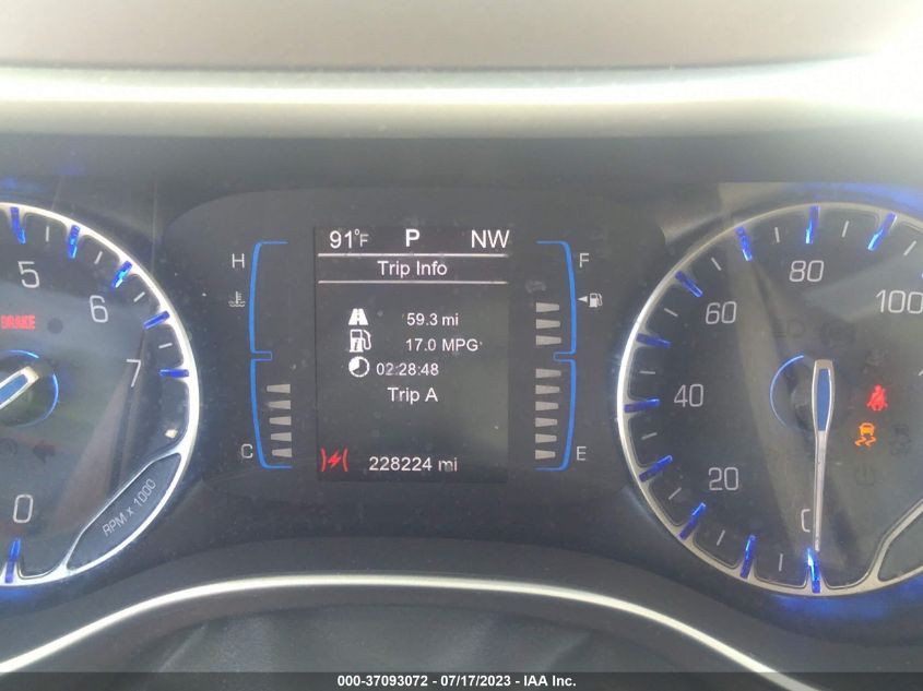 2017 CHRYSLER PACIFICA TOURING - 2C4RC1DG3HR565680