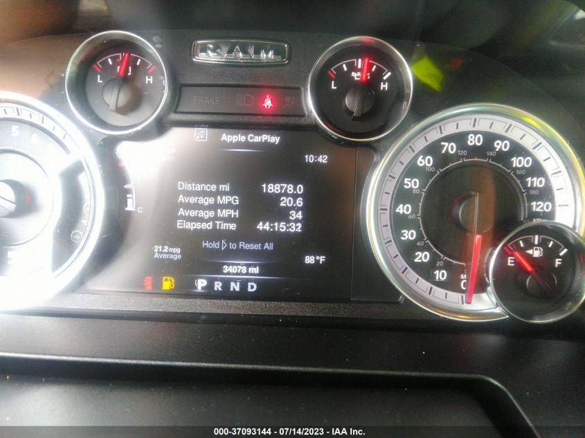 2022 RAM 1500 CLASSIC SLT/WARLOCK - 1C6RR7GG7N5122463