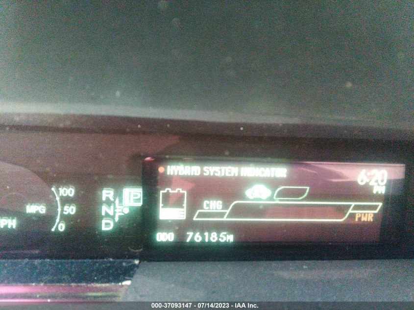 2014 TOYOTA PRIUS FOUR/FIVE/THREE/ONE/TWO - JTDKN3DU9E1778341