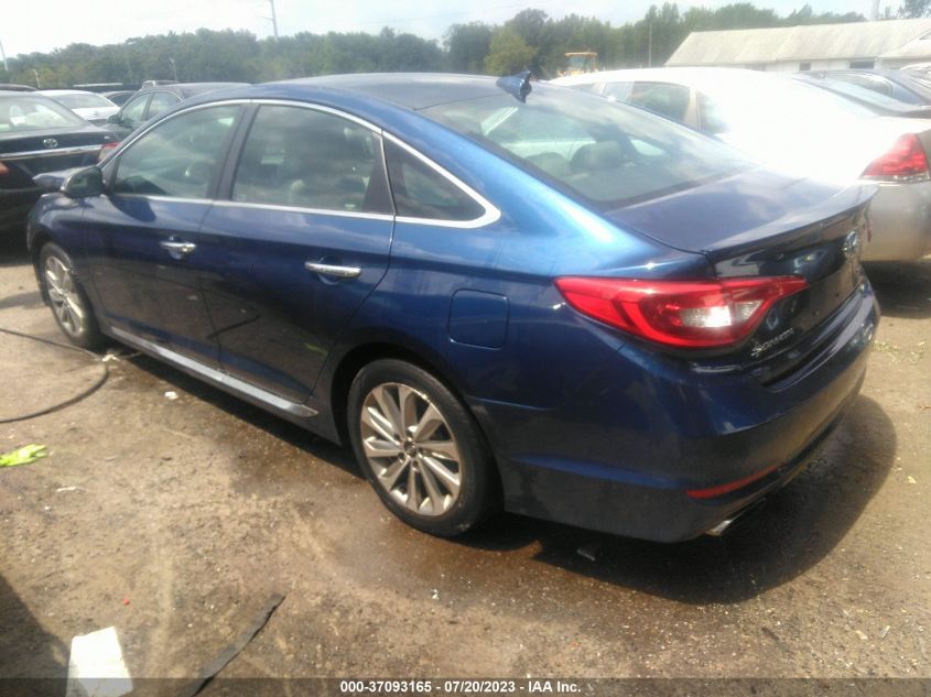 2016 HYUNDAI SONATA 2.4L SPORT - 5NPE34AF9GH408694