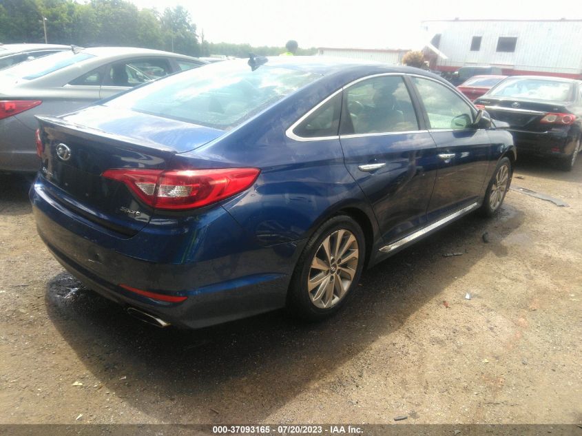 2016 HYUNDAI SONATA 2.4L SPORT - 5NPE34AF9GH408694