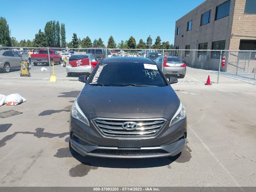 2015 HYUNDAI SONATA 2.4L SPORT - 5NPE34AF5FH035720