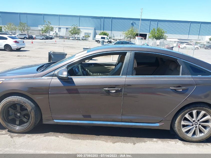 2015 HYUNDAI SONATA 2.4L SPORT - 5NPE34AF5FH035720