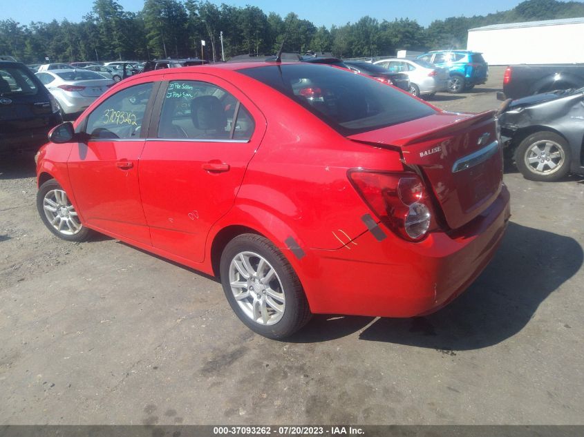2014 CHEVROLET SONIC LT - 1G1JC5SG3E4136859