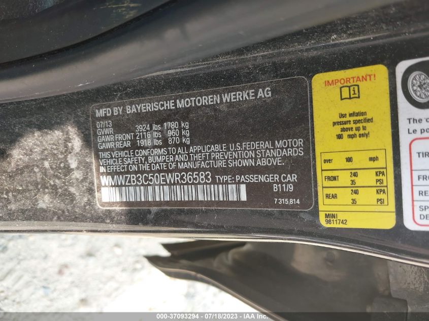2014 MINI COOPER COUNTRYMAN - WMWZB3C50EWR36583