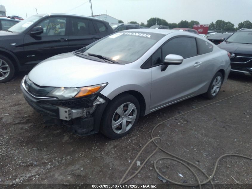 2014 HONDA CIVIC COUPE LX - 2HGFG3B58EH501674