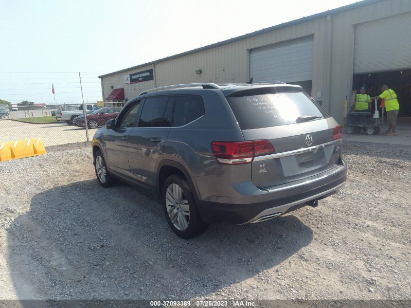 2019 VOLKSWAGEN ATLAS 3.6L V6 SE W/TECHNOLOGY - 1V2UR2CA8KC528361